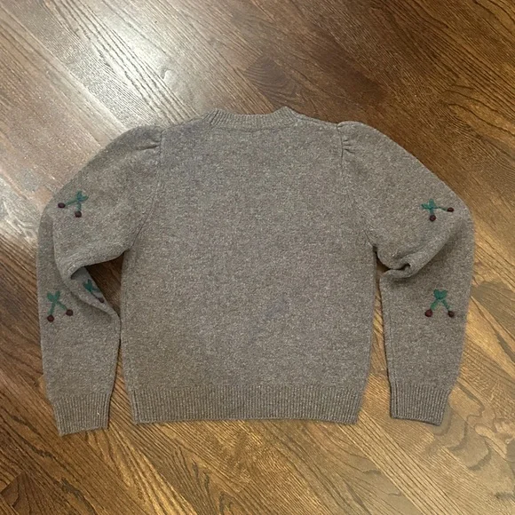 Sea New York Brown Sweater with Pastoral Embroidery - Picture 3 of 3